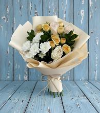 Букет цветов из:  Розы и Хризантемы в Радумле