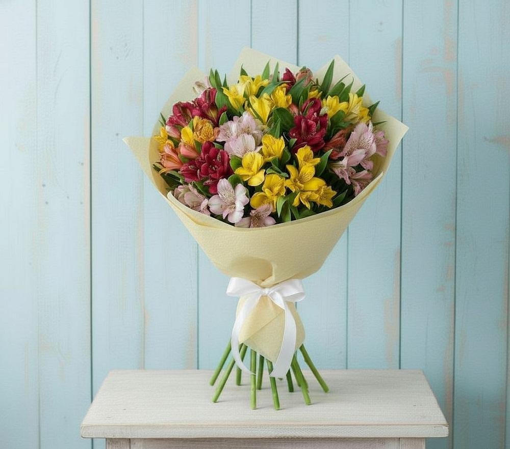 Букет цветов из: Альстромерии в Радумле