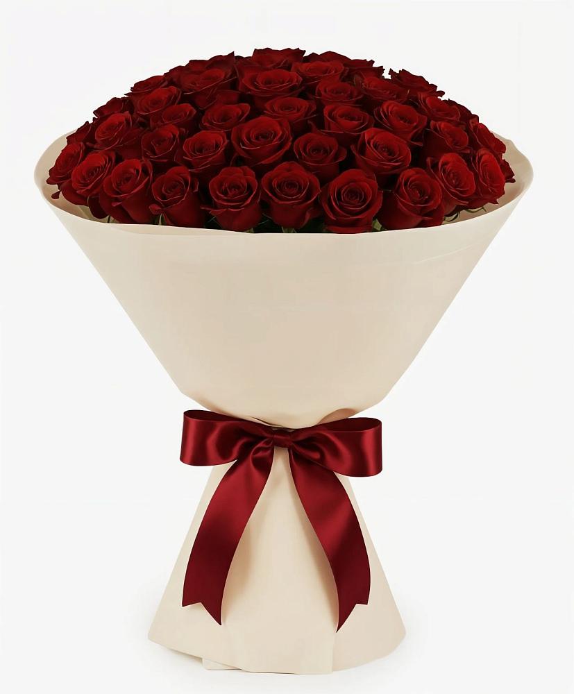 Букет 101 Бордовая роза Блэк Бакарра в Радумле